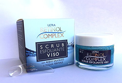 Scrub Exfoliante Facial Retinol Complex con Acido Salicilico y agua termale 50 ml