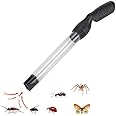 SYOSI Vacuum Bug Catcher, Electric Bug Catcher Handheld Bug Vacuum with LED Flashlight for Catching Spiders, Ants, Flies, Stink Bugs, Beetles (Battery Not Included)