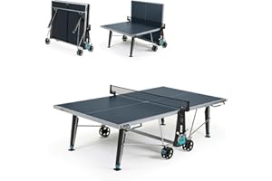 Cornilleau - Table de ping-Pong d'extérieur 400X Outdoor - Loisir de Jardin - Agrément FFTT - Panneau Gris ou Bleu 5mm