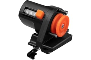 MiOYOOW Angelschnurzähler, 0–999 M Längenmesser für Angelgeräte, Bidirektionale Zählung, Angelschnur Tiefenmesser Werkzeug Schnurzähler Rolle zum Anklipsen An Ruten Innerhalb von 2,5cm