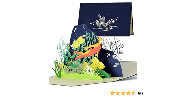 H19amz Carte D Anniversaire Pour Plongeur Bon D Achat De Plongee Bon De Voyage Pour La Plongee Idee De Cadeau D Anniversaire De Mariage De Vacances Amazon Fr Fournitures De Bureau