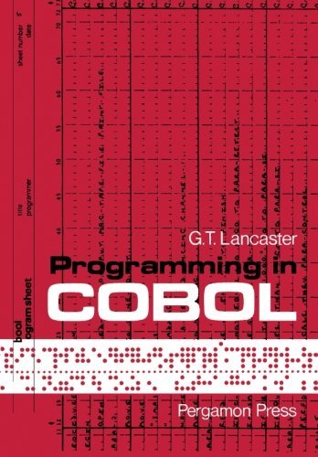Programming in COBOL: Library of Computer Education by G. T. Lancaster (1972-01-01)