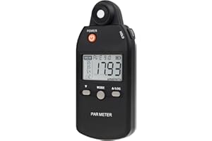 DANOPLUS Quantum PAR Meters PPFD tester per l'attività Fotosintetica di Piante da Interno ed Esterno, Tester di luce Lux 400-700nm