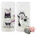 Produktbild 2X Handy Silikonhülle für Honor 8X, Stoßfest Schutz Tasche Weich TPU Gel Bumper Etui Dünn Cover Case (Hund Batman) Kratzfest Anti Fingerabdruck, mit 2 Tier Kable