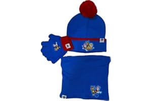 ARLIS Ensemble Bonnet Gants cache cou Disney (snood ou tour de cou double a l'interieur)