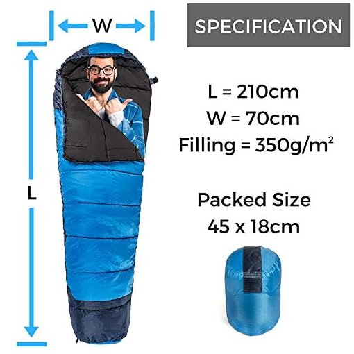 shopper 52.com Waterproof Portable Foldable Multicolour Single Thick Carry Bed Sleeping Bag for Outdoor Camping Hiking Travel - Image 8