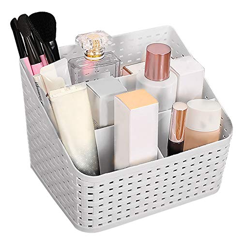 MyLifeUNIT Countertop Makeup Organizer, Vanity Cosmetici Cestino pennelli Trucco Rossetto lucidalabbra 7.6 inch x 5.6 inch x 5.5 inch N-5923 C