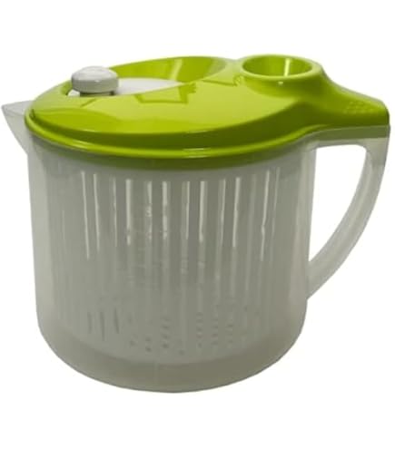 Essoreuse à Salade Avec Panier à Passoire, Poignée Et Couvercle De