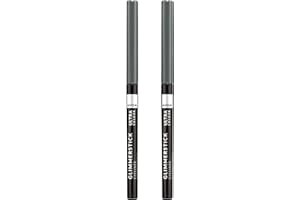 Avon Glimmerstick Eyeliner Duo, Saturn Grey, Soft-Glide Formula, Bold and Intense Colour, Waterproof, Smudge-Proof Colour That Lasts All-Day, Cruelty Free
