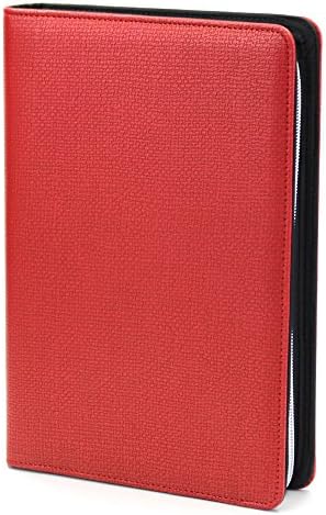 MMBOX A5 Conference Folder File Folder Padfolio Business Presentation Folder Portfolio (Red)