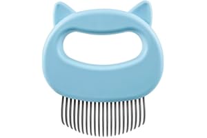 KINTRADE Cat Ear Shape Shell Comb L Type Dog Cat Floating Knot Hair Cleaning Tool