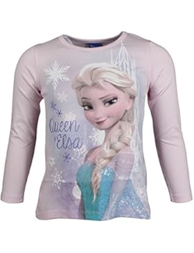 DISNEY Mädchen Frozen Shirt, rosa