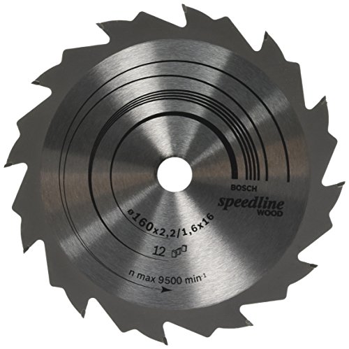 Robert Bosch Kreissägeblatt Speedline Wood 160x16x2,2 12Z 2608640784