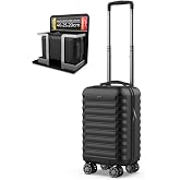 NUMADA - Travel Cabin Suitcase 40 x 25 x 20 cm (20L) Upfly Underseat 16 XXS with Removable Wheels. ABS Cabin Suitcase Ideal a