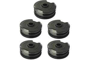 RNGCPTO Fadenspulen Ersatzspule für LIDL Parkside PRTA 20-Li A1 / B2 / C3 IAN351753, PRT 300 A1, PRT 550 A1 / A3, Rasentrimmerspulen Rasentrimmer faden für Parkside PRTA 20-Li C3 IAN351753 (5 Stück)
