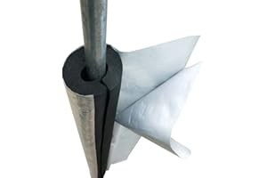 DXHYYM Tubo Isolante Per Tubi Dell'acqua Per Esterni, Coperture Isolanti Per Tubi In Schiuma Autoadesiva 22 Mm 27 Mm 34 Mm 43 Mm 48 Mm 60 Mm 76 Mm, Antigelo/impermeabile