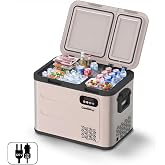 Coolist CLK50D 12/24V/220Volt 49 Litre &Ccedil;ift B&ouml;lmeli Outdoor Kompres&ouml;rl&uuml; Bluetooth Bağlantılı Oto Buzdolabı