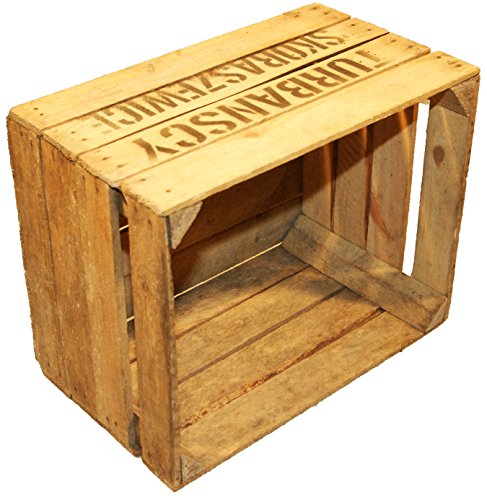 4er Set Massive Obstkiste Apfelkiste Weinkiste aus dem Alten Land +++ 49 x 42 x 31 cm (GEBRAUCHT TS)