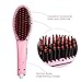 Taipove Electric Automatic LCD Digital Hair Straightener Styling Comb Hair Brushes (Five Colors) (Pink)