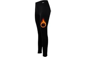 FP DE POWER FLOWER Thermo Fleece Leggings für Damen Leggings mit Fleece-Futter Damen Fleece Leggings mit Hohem Bund Stretc Extra Komfort Winter Leggings S/M/L/XL