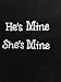 Produktbild E-muse Strass Schuhsticker Hochzeitsschuh-Aufkleber - Shes Mine und Hes Mine- Sie Gehört Mir, und er Gehört Mir, Weiß, 1 Stück