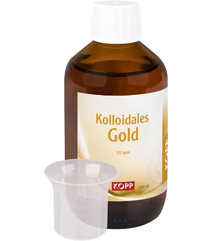 Cleansilver Kolloidales Gold 100 Ppm, 500 Ml – Aus 99,99% Feingold & Sterilem Wasser, Frisch In Deutschland Hergestellt