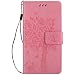 Produktbild Nancen Compatible with Handyhülle Nokia Microsoft Lumia 650 (5 Zoll) Flip Schutzhülle Zubehör Lederhülle mit Silikon Back Cover PU Leder Handytasche im Bookstyle Stand Funktion