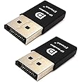 EVanlak DispalyPort Headless Ghost Display Emulator for PC 4K DP Dummy Plug (fit Headless 1080@60Hz- 3840x2160@17hz)-2Pack