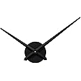 Aililife 3D Clock Hands, DIY Large Clock Movement Mechanism with 12 Inch Long Spade Hand, 3D Wall Clocks Home Art Decor (Black)