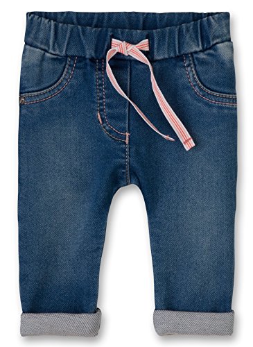 Sanetta Baby Girls' Jeans Blue Blau (blue moon 9476) 0-3 Months