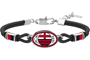 ACM 1899 AC Milan Bransoletka ze stali 316L z emalią
