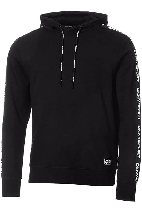 DKNY Mens 2022 Harlem Hoody - Silver Marl - L - Amazon.co.uk