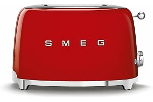 SMEG TSF01RDEU, Brödrost 2 skivor 50's Style