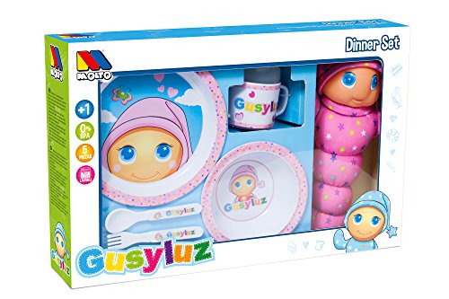 Preisvergleich Produktbild Molto – Set mit 5 Kombiservice + Gusy Luz Rosa