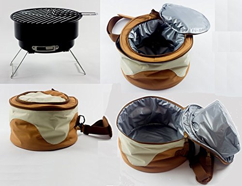 Preisvergleich Produktbild 2 in 1 Kühltasche &BBQ Grill, tragbar