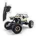 Produktbild FSTgo® RC Cars Metall Shell Geländewagen Radio Kühlwagen Fernbedienung Rock Crawler 2,4 GHz 4 WD Spielzeug Racer (Gold)