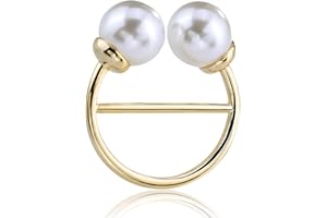 ‎PLABBDPL PLABBDPL Metal T Shirt Clips, Viking Brooches Vintage Brooch, Silk Scarf Ring Clip, T Shirt Tie Clips, Clothing Corner Button, Round Circle Clip, Buckle Clothing Ring for Women and Girls