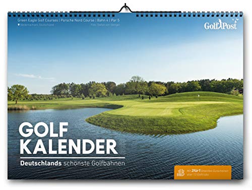 Golfkalender 2019 mit 2für1 Greenfee-Gutscheinen