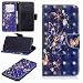 Produktbild Hülle kompatibel für Huawei Mate 20 Pro Lederhülle Flip Handyhülle mit Kartenfächer & Standfunktion Tasche 3D Bunte Muster PU Leder Flip Schale Brieftasche Wallet Case Flip Bookstyle Wallet Tasche
