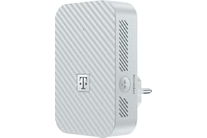 ‎DEUTSCHE TELEKOM Telekom Speedport 7 Repeater I Wi-Fi 7 fähiger WLAN-Verstärker für Speedport 7 Router I 6.400 Mbit/s, Mesh-Technologie, erweiterbar I Ideal für TV in UHD & 4K I Plug & Play per WPS, LAN-Anschluss