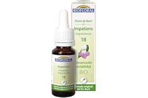 Biofloral, Flores De Bach 18 Impatiens - Impaciencia Bio Demeter - 20 ml