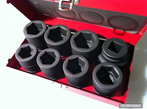 Preisvergleich Produktbild Carolus 8560.00 Schlagschrauber Steckschlüssel Satz, 8-teilig, mit 3 / 4 Aufnahme