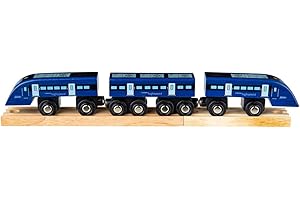 Bigjigs Rail High Speed One Train - Other Major Rail Brands are Compatible