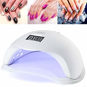 300W Nagellack Lufttrockner Mit Automatik-Sensor – Warm/Kalt Wind, Timer, Für Home & Salon