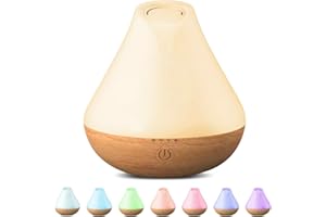 PureMist Essential Oil Diffuser 100ML: Ultrasonic Aromatherapy Diffuser, Waterless Aroma Diffusers for Home, Air Fresheners Humidifier with Auto Shut Off