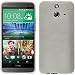Produktbild PhoneNatic Case für HTC One E8 Hülle Silikon weiß brushed + 2 Schutzfolien