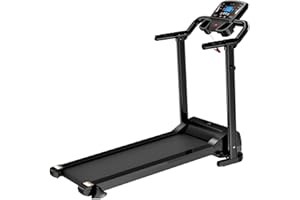 BUYER EMPIRE Treadmill Motorised Running Belt Machine Digital Folding Incline Running and Walking Exercise Fitness Machine with LED Display Easy Control Home Gym
