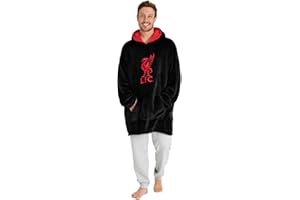 Liverpool F.C. Oversized Hoodie Blanket For Men, Official Football Gifts