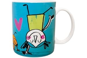 Laroom Taza, Porcelana, Azul