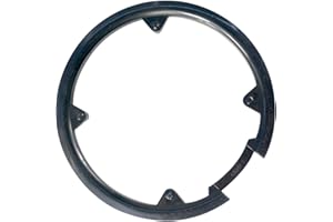 kowaku Copriruota, paracatena per Bici, guarnitura Nera, guarnitura, Corona Tonda in Resina, copricorona per Mountain Bike, BMX, Bici da Ciclismo